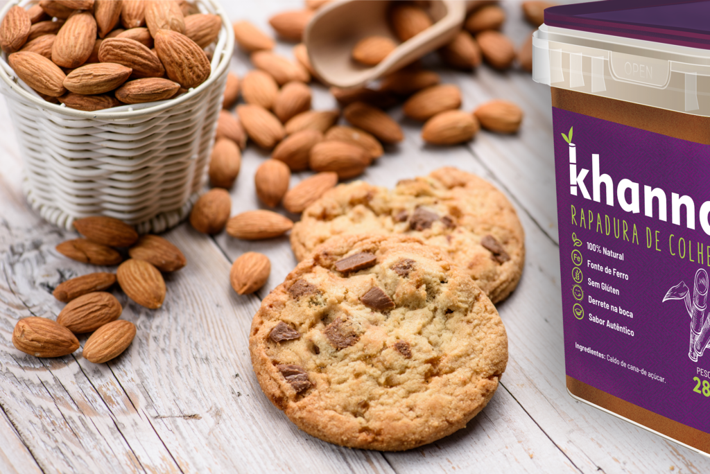Recetas 1 cookies 2 ingredientes rapadura de colher Khanna